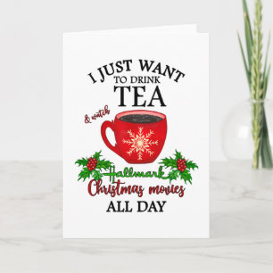 Hot Tea And Christmas Movies Karte