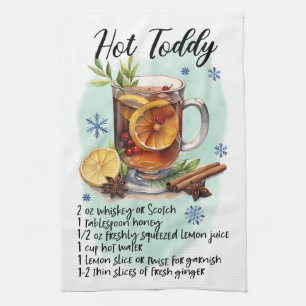 Hot Toddy Rezept Weihnachts Rezept Design Geschirrtuch