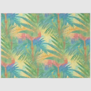 Hot Tropical Sunset Seidenpapier