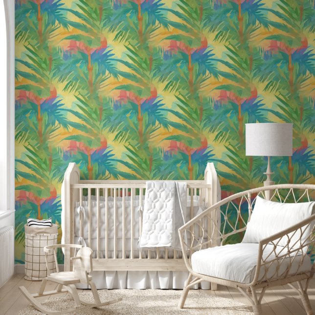 Hot Tropical Sunset Tapete (Kinder)