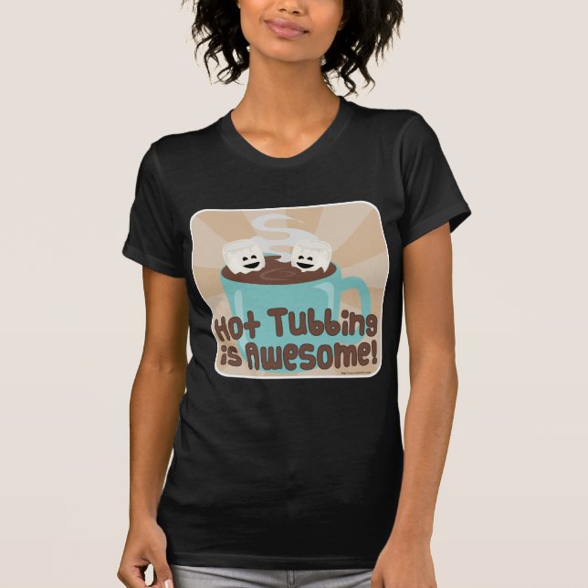 Hot Tubbing Marshmallows T-Shirt (Vorderseite)