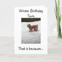 HOT TWINS SPASS=WINTER BIRTHDAY GREETINGS