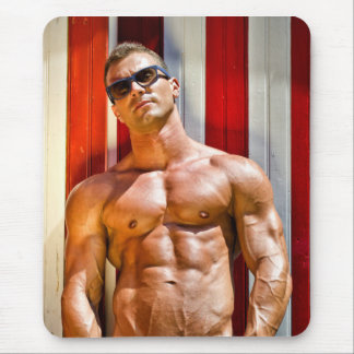 Hot Typ Musclest Sexy Shirless Man Hunk Mousepad