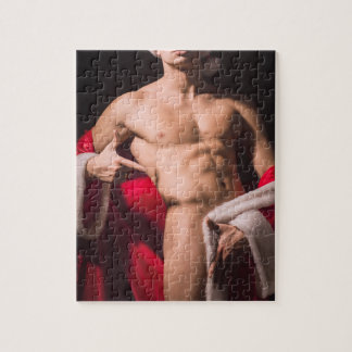 Hot Typ Posen Sexy Shirless Santa Outfit