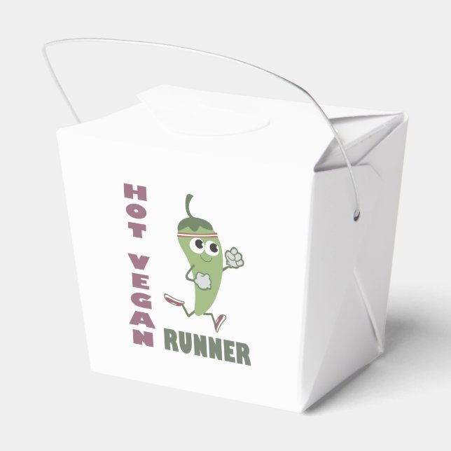 Hot Vegan Runner Geschenkschachtel (Rückseite)