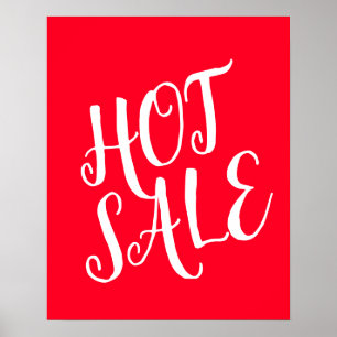 HOT-Verkauf, Verkauf im Einzelhandel, Clearingverk Poster
