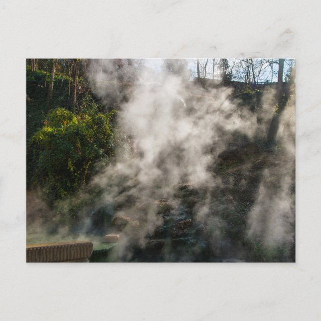 Hot Water Cascade, Hot Springs National Park, Ar Postkarte (Vorderseite)