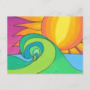 Hot Wave Postkarte