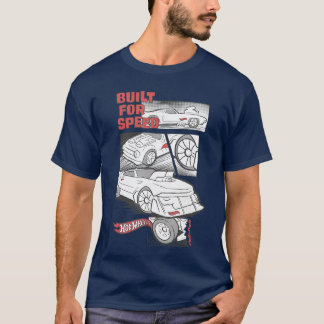 Hot Wheels Built for Speed Comic Panels Freunde T-Shirt