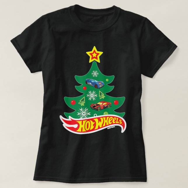 Hot Wheels Hot Wheels Weihnachtsbaum T-Shirt (Design vorne)