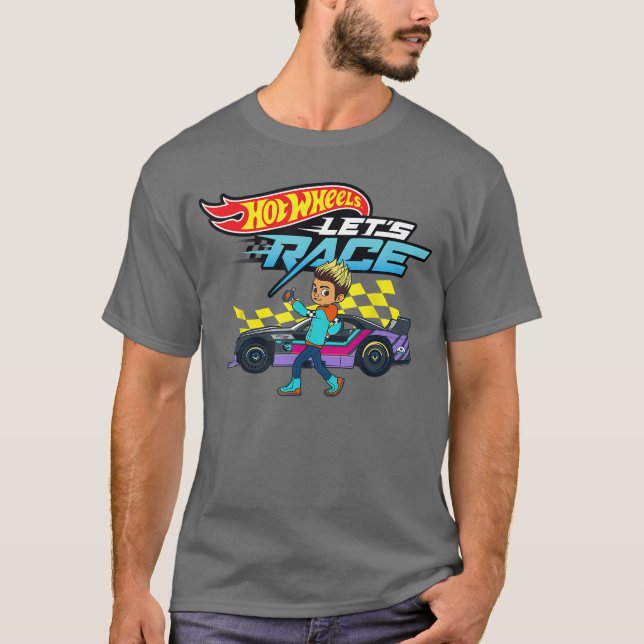 Hot Wheels Lets Race Coop In It to Win It T-Shirt (Vorderseite)