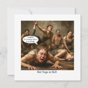 Hot Yoga in Hell. Einladung