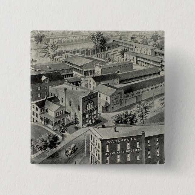 Hotchkiss Bros & Co Button (Vorderseite)