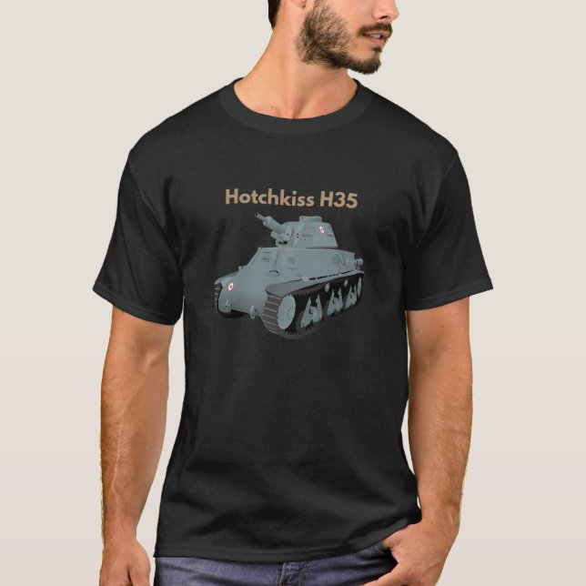 Hotchkiss H35 WW2 Französischer Tank (Vorderseite)