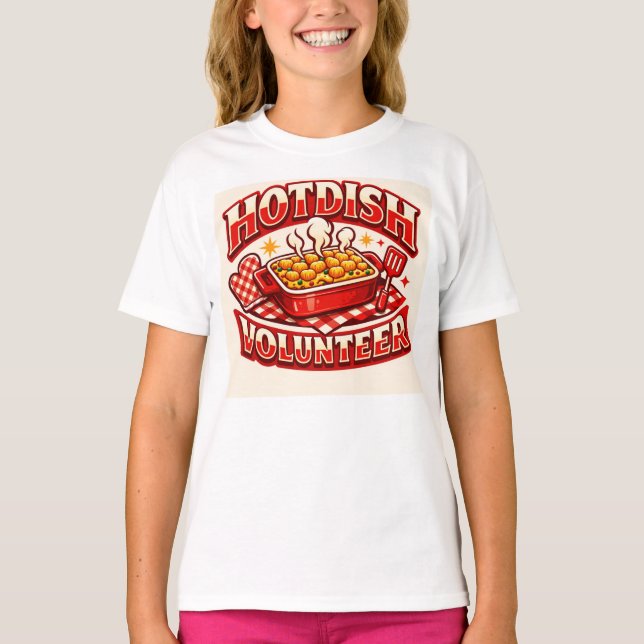 HOTDISH-Freiwilliger T-Shirt (Vorderseite)