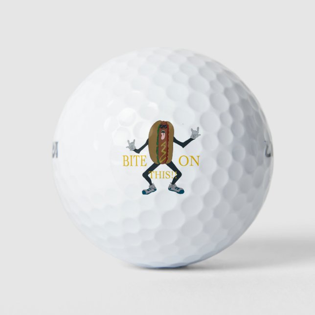 Hotdog 001 golfball (Vorderseite)