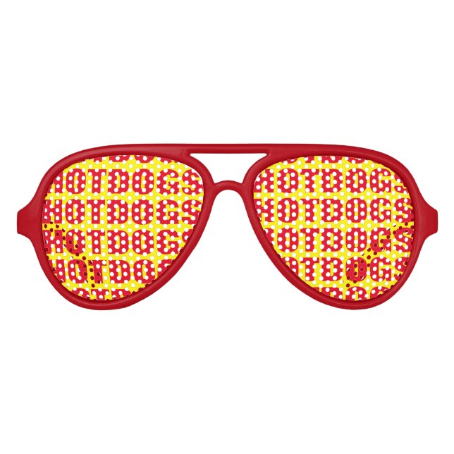 HotDog Adipositas-Party-Schattierungen. Sonnenbril Partybrille (Vorderseite)