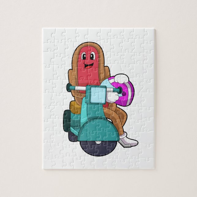 Hotdog als Biker mit Scooter.PNG (Vertikal)