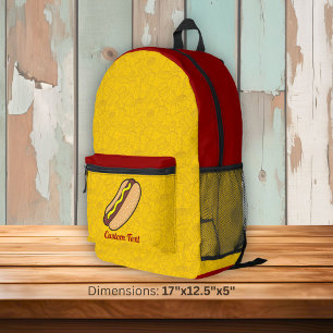 Hotdog Bedruckter Rucksack