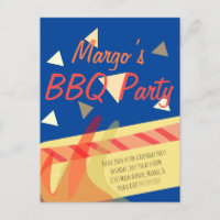 Hotdog Cookout GRILLEN Birthday Confetti Einladung