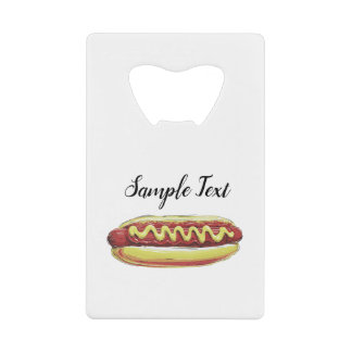 HOTDOG-FOODIE-VEKTOR-DESIGN GELDBEUTEL FLASCHENÖFFNER