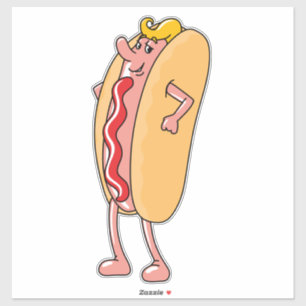 HOTDOG FUNNY DIE DECAL STICKER BIG FÜR AUTO