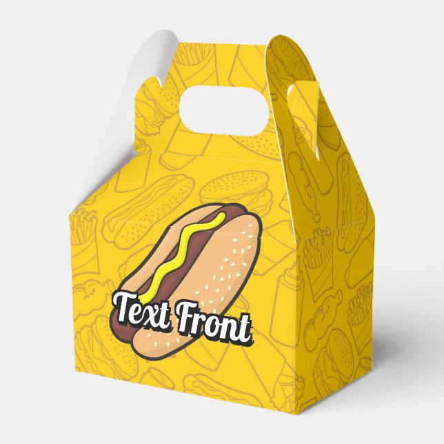 Hotdog Geschenkschachtel (Vorderseite)