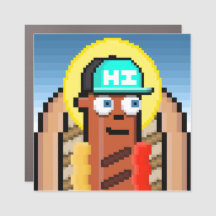 Hotdog-Heiliges Magnetic-Symbol
