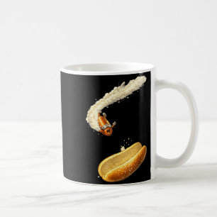 Hotdog-Hochsprung lustige Männer Frauen Outfits Ho Kaffeetasse
