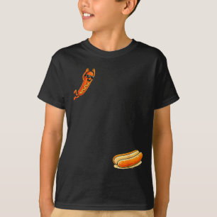 Hotdog Hochsprung lustiger Tauchgang Hot Dog Hotdo T-Shirt