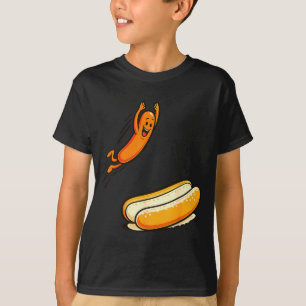 Hotdog Hochsprung T-Shirt
