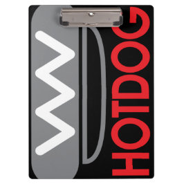 Hotdog Icon Spaß Klemmbrett