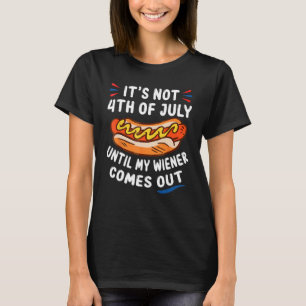 Hotdog ist es nicht 4. Juli bis meine Dackel kommt T-Shirt