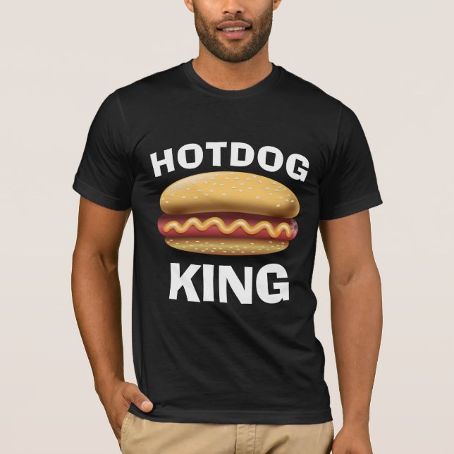 HOTDOG KING MENS PAPA T-SHIRTS (Devant)