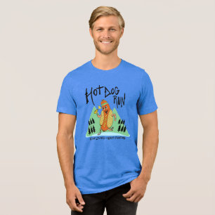 Hotdog-Lauf-T-Shirt Tri-Blend Shirt