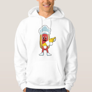 Hotdog mit Senf Hoodie