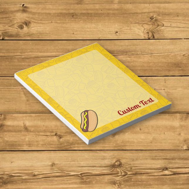 Hotdog Notepad Notizblock (Von Creator hochgeladen)