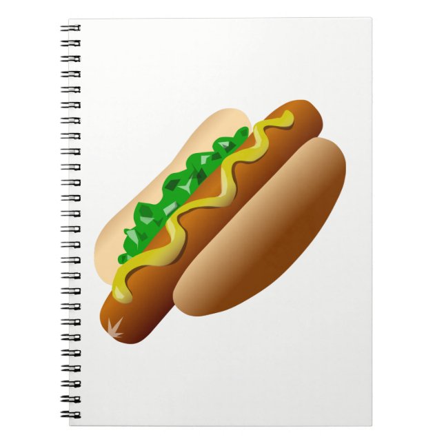 Hotdog Notizblock (Vorderseite)