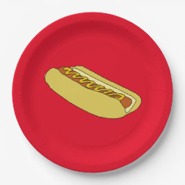 Hotdog-Papier-Party-Teller Pappteller