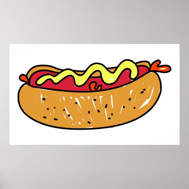 Hotdog Poster (Vorne)