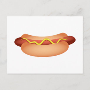 Hotdog Postkarte