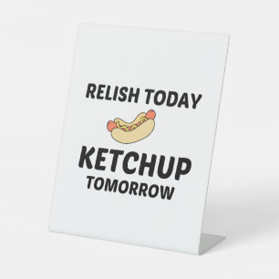 HOTDOG RELISH KETCHUP SOCKELSCHILD