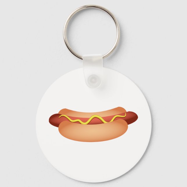 Hotdog Schlüsselanhänger (Vorderseite)