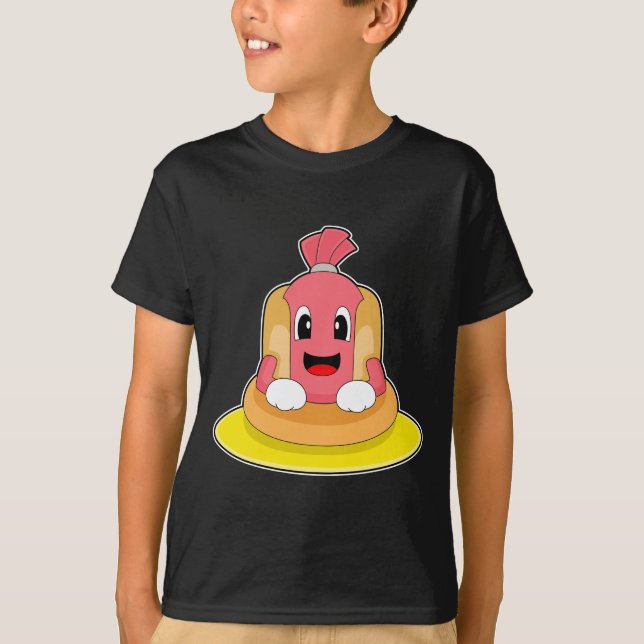 Hotdog schwimmen Lifebuoy T-Shirt (Vorderseite)