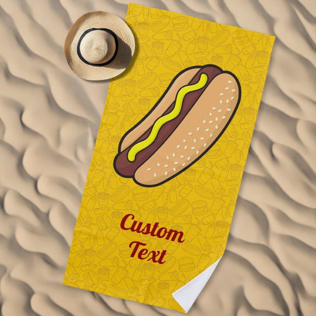Hotdog Strandtuch (Von Creator hochgeladen)
