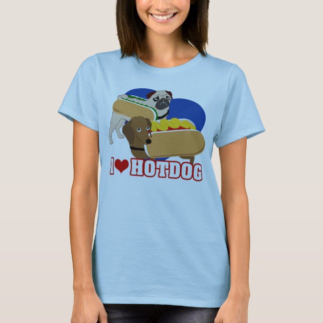 Hotdog T-Shirt (Vorderseite)