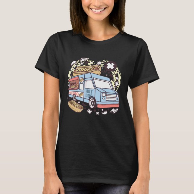 Hotdog Truck T-Shirt (Vorderseite)