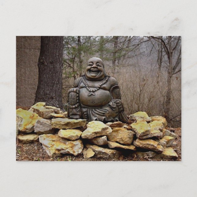 Hotei Laughs Postkarte (Vorderseite)