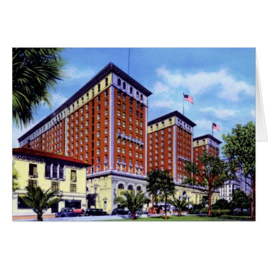 Hotel 1940 Los Angeless Biltmore Karte