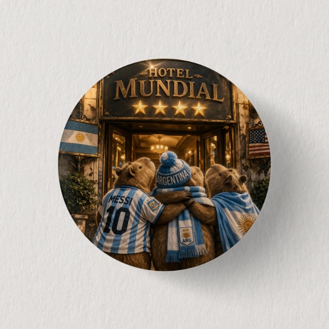  Hotel 4 estrellas Capibarras Button (Vorderseite)